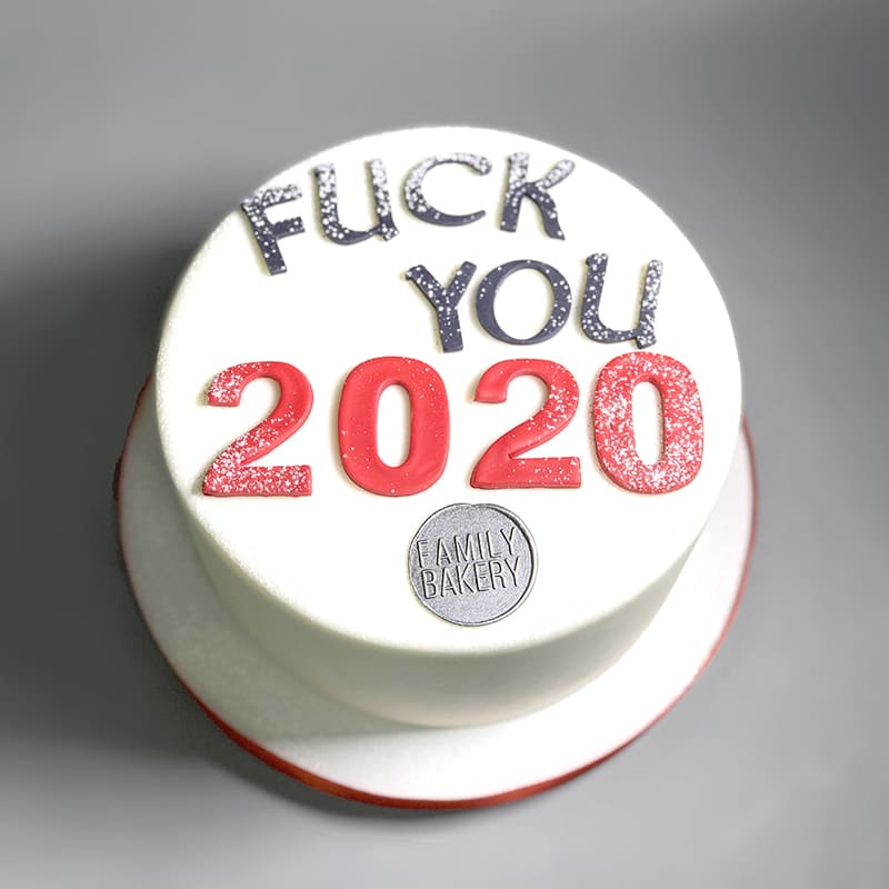 Новогодний торт Fuck You 2020 №3667